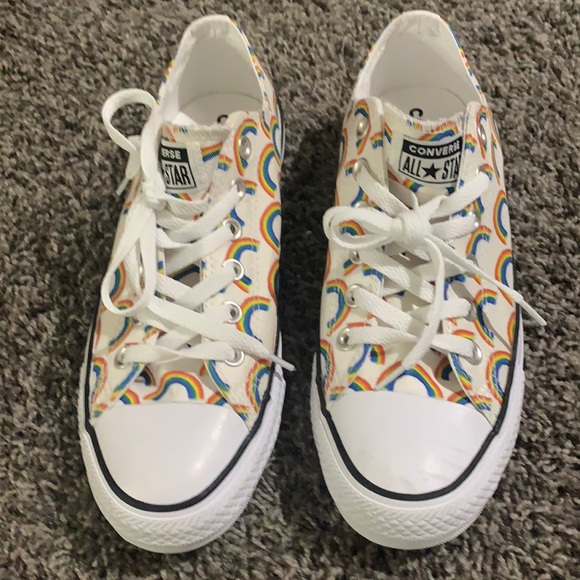 Converse Shoes - Like new,  rainbow converse size 9